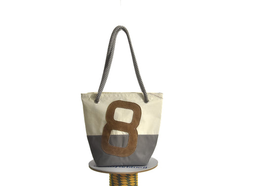 Volpetta S B865 – Borsa shopping in vela riciclata