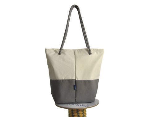 Volpetta B967 Borsa shopping in vela riciclata