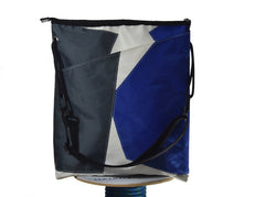 Perseo A205 – Maxi borsa a tracolla in vela riciclata